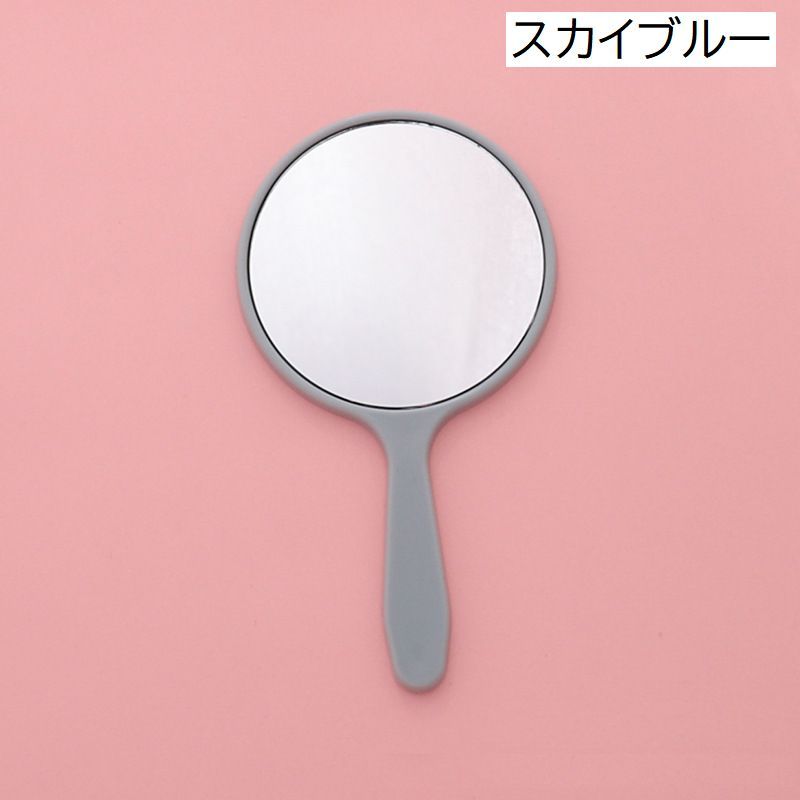 宮下期ナンバーナインNUMBER (NINE) 本革 円形ミラー手鏡