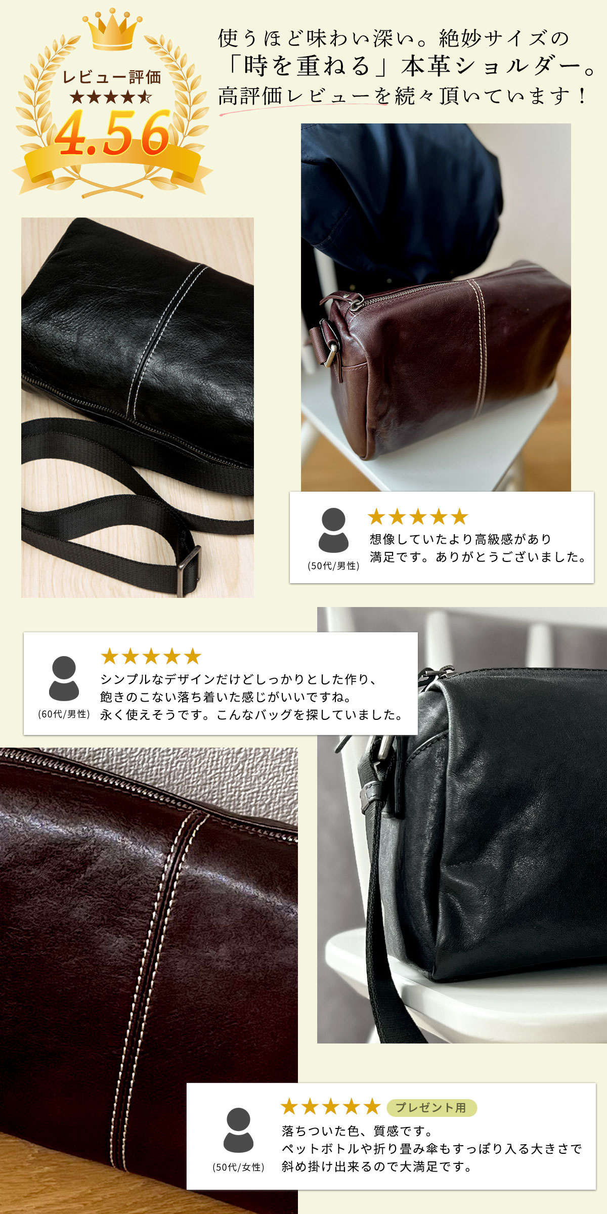 楽天市場】【楽天1位】 ショルダーバッグ ボディバッグ メンズ 本革