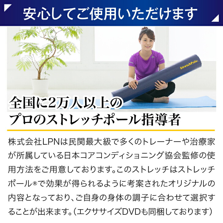 楽天市場】LPN ストレッチポールMX(ピンク)スタートBOOK、エクササイズ