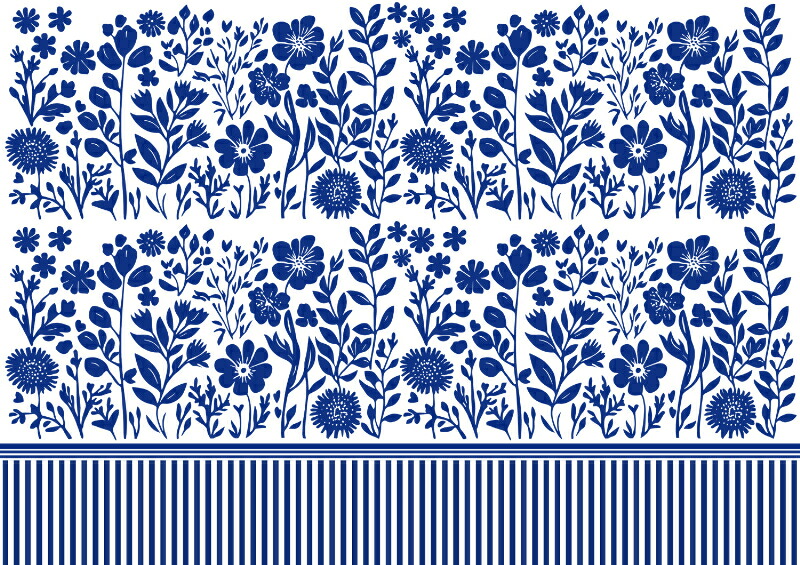 楽天市場】ポーセラーツ 転写紙【セット割】ブルーボタニカル転写紙