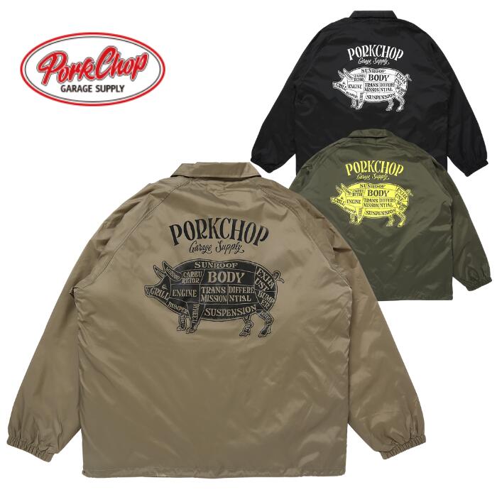 楽天市場】PORKCHOP GARAGE SUPPLY BOA COACH JKT 24 ポークチョップ