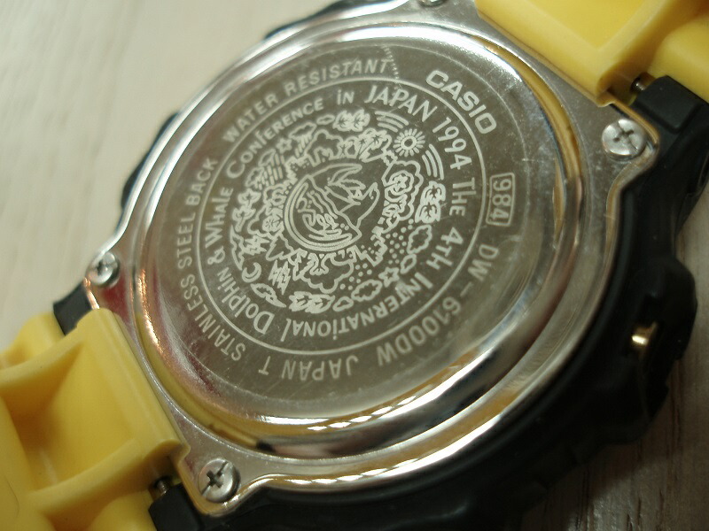 楽天市場】G-SHOCK DW-6100DW-9（第4回イルカクジラ会議モデル）【中古