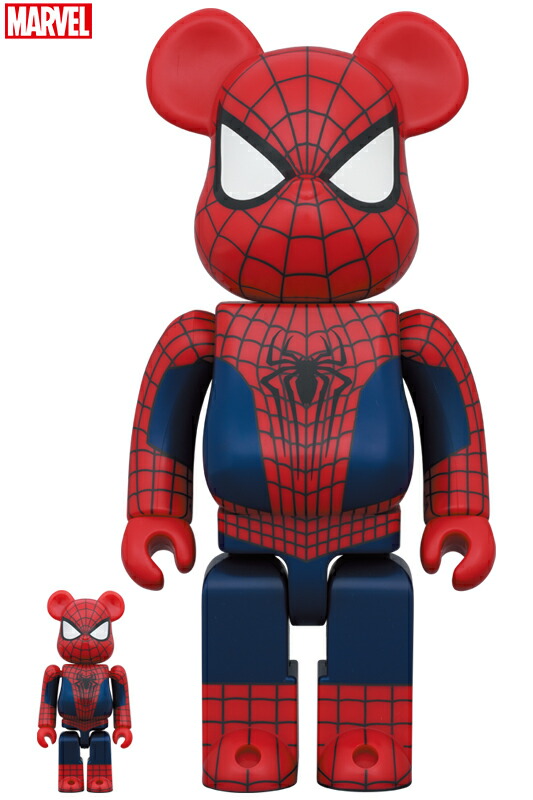 楽天市場】BE@RBRICK THE AMAZING SPIDER-MAN 100％ & 400％ : MEDICOM