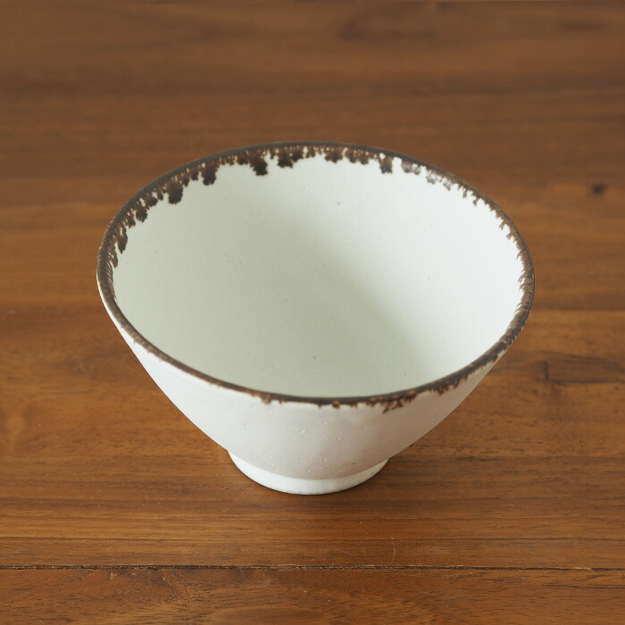 楽天市場】飯高幸作 飯碗 大 白フチ茶 / kousha ceramic works / 茶碗