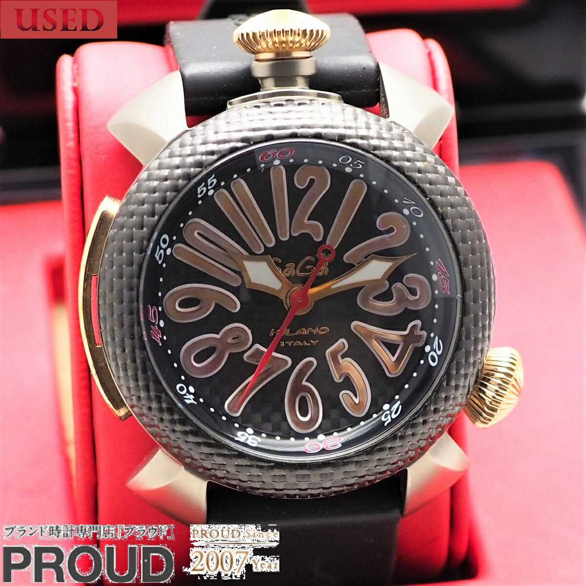 楽天市場】GaGa MILANO（ガガミラノ） ダイビング 45mm チタンケース