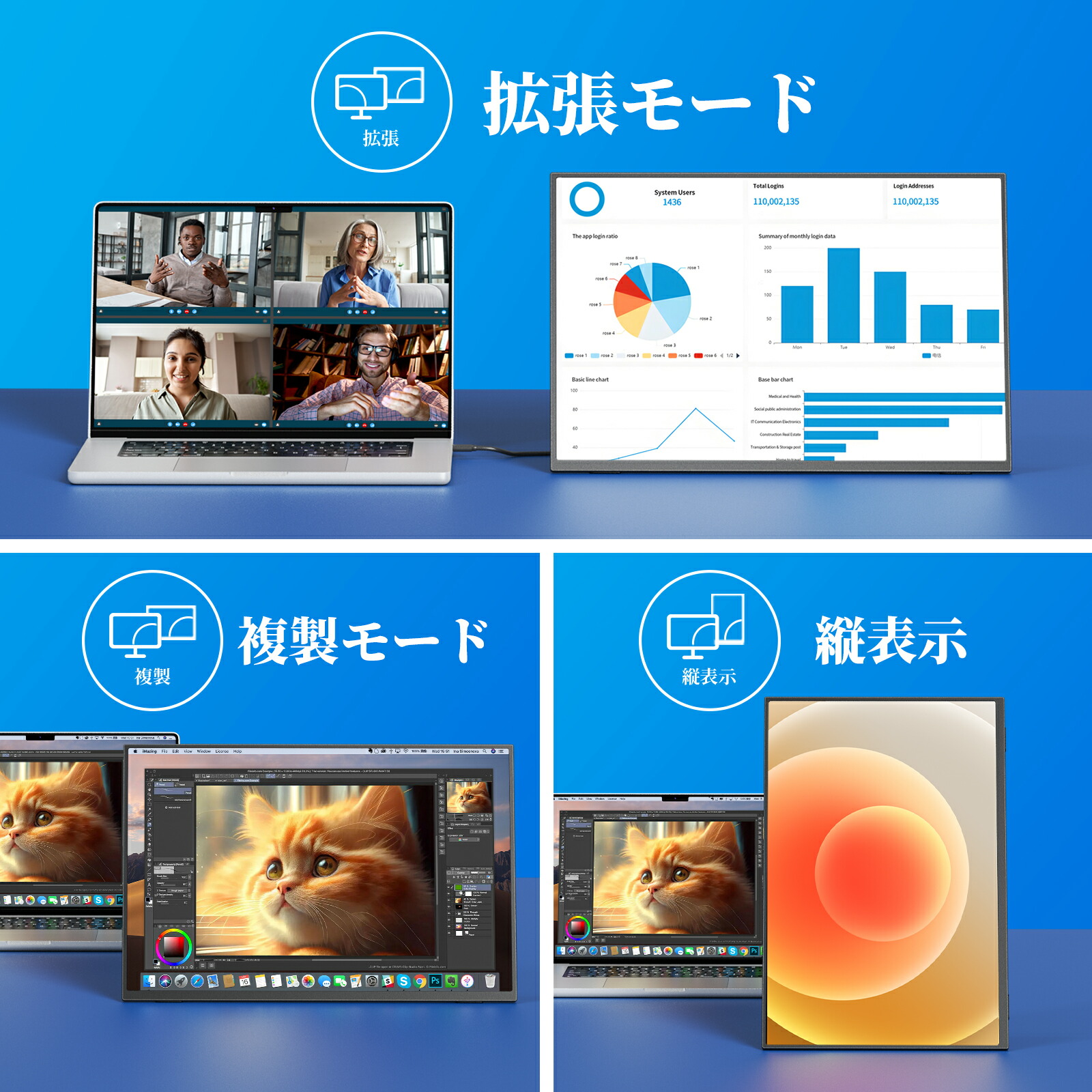 楽天市場】【10倍ポイント！】kksmart モバイルモニター 16インチ 自立