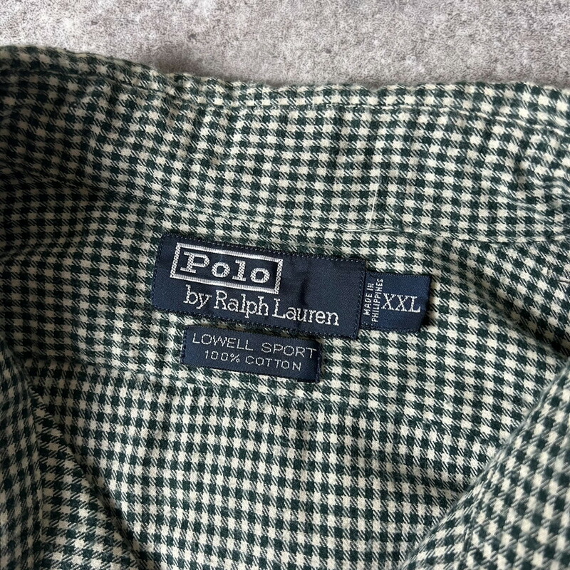 楽天市場】90s POLO RALPH LAUREN ギンガム チェック 長袖 コットン
