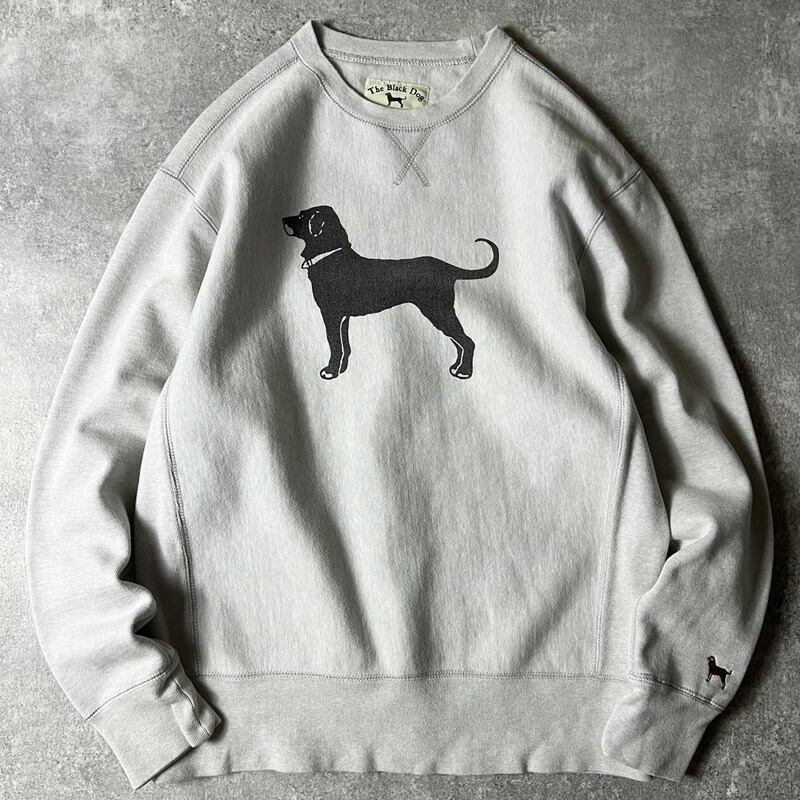 楽天市場】00s The Black Dog ドッグ プリント スウェット トレーナー