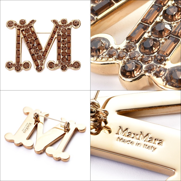 楽天市場】マックスマーラ ブローチ MAX MARA バス クリスタル BATH2 M