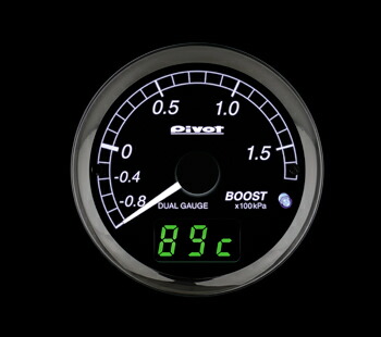 楽天市場】Pivot製 デュアルゲージDXB-B ブーストメーター(スズキ