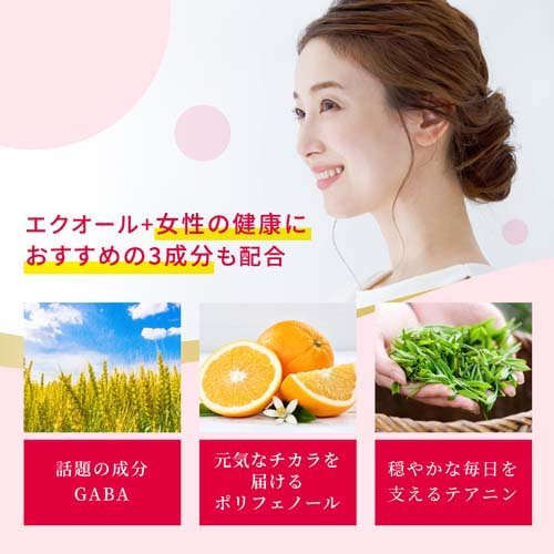 楽天24エクスプレス｜発酵大豆イソフラボン エクオール 約30日分 加齢