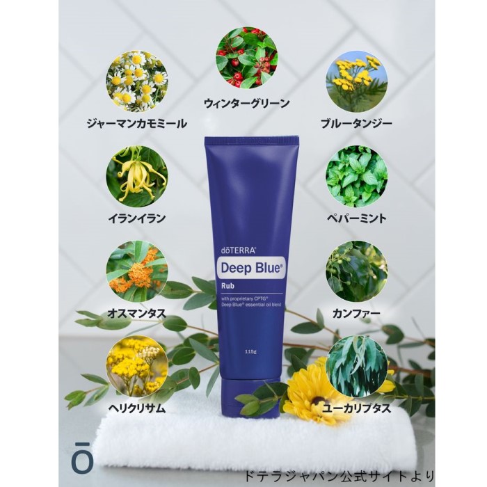 楽天市場】ドテラ ディープブルーラブ クリーム2本セット 送料無料