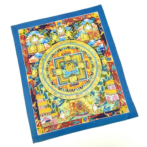楽天市場】【一点物】チベット密教 手描き マンダラ 曼陀羅 タンカ