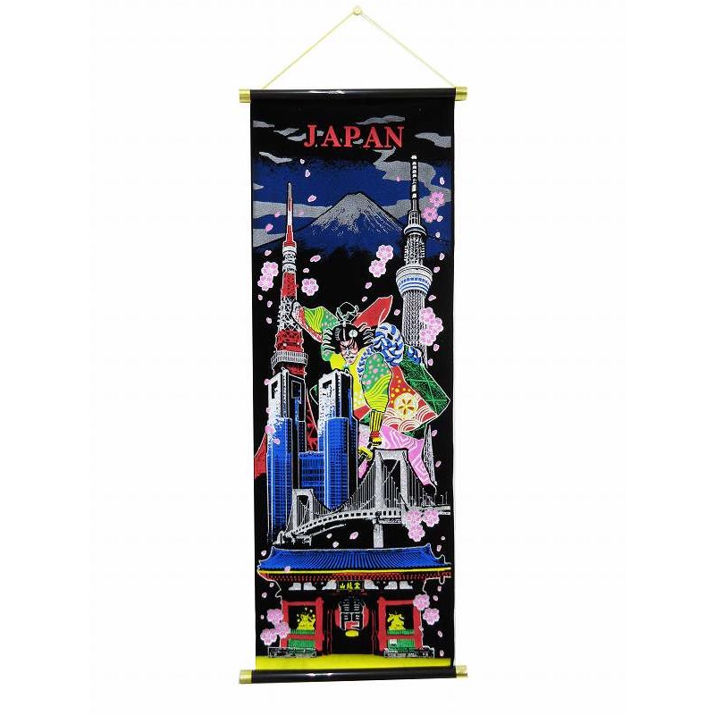 楽天市場】特価FA【JAPAN タペストリー 東京めぐり 80cm