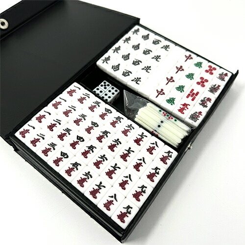 楽天市場】特価【龍王 麻雀セット 専用ケース付き】フルセット 麻雀牌