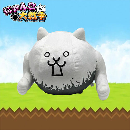 楽天市場】SB【にゃんこ大戦争 BIG ぬいぐるみ 狂乱の ネコビルダー 約