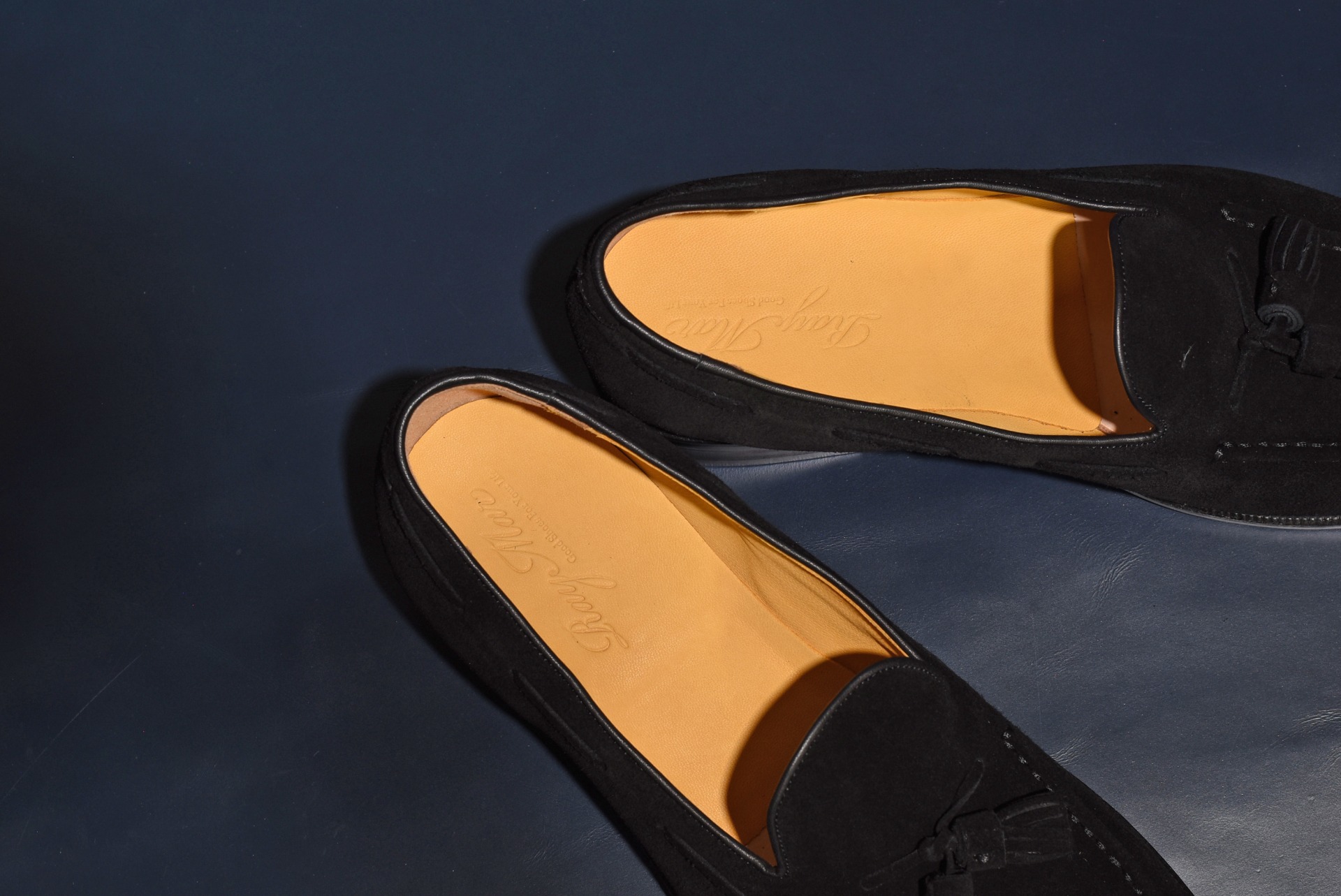 楽天市場】【今月のおススメ】スエード タッセル ローファー ブラック