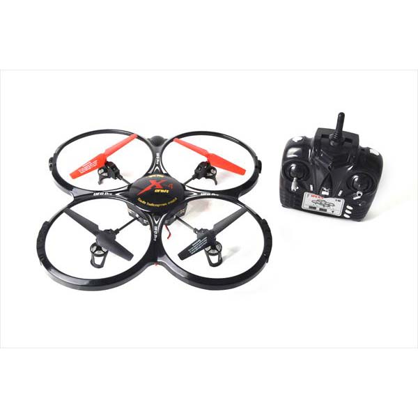 楽天市場】ドローン クアッドコプターX4 空撮 可能 ラジコン 4ch RC