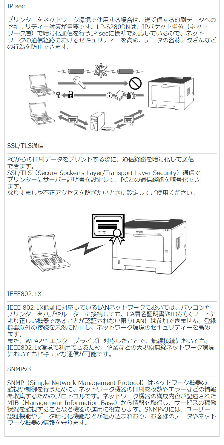 楽天市場】エプソン モノクロレーザープリンター LP-S280DN 大容量給紙