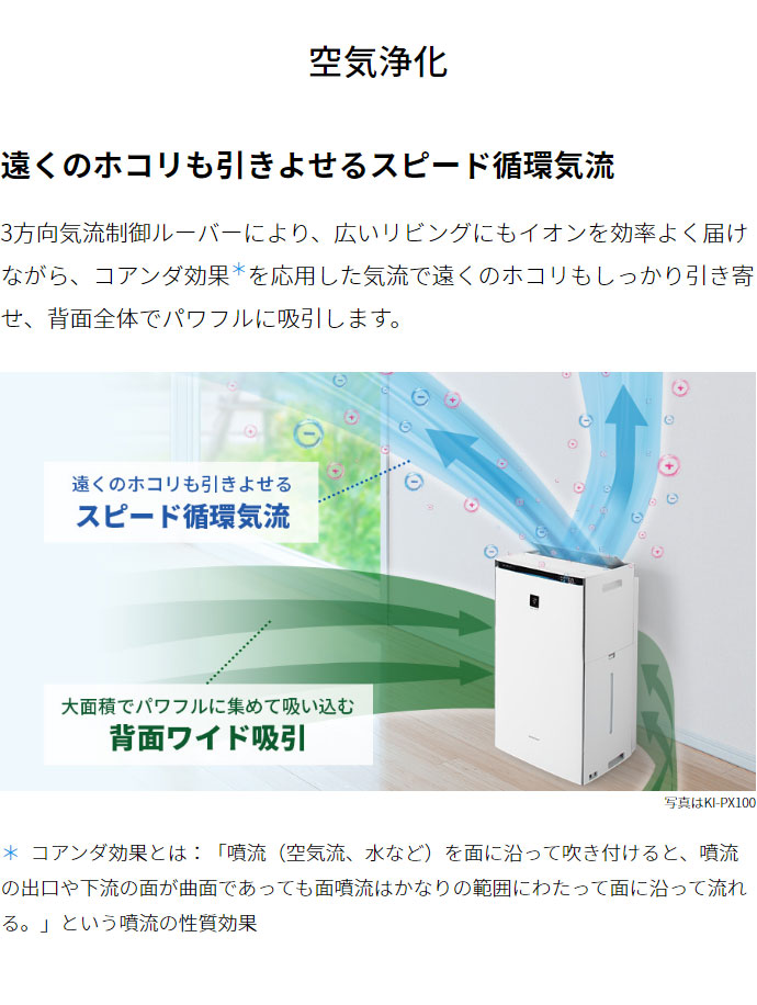 楽天市場】シャープ 加湿空気清浄機 KI-PX70-W プラズマクラスターNEXT