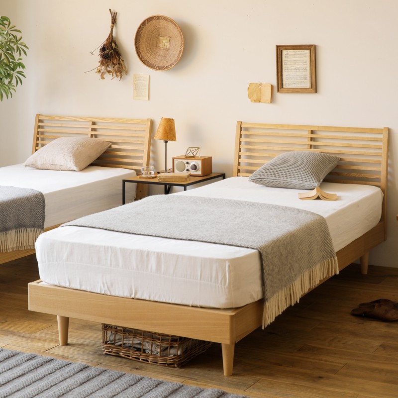 楽天市場】ベッド NOANA／NA スタンダード ダブルサイズ フレームのみ