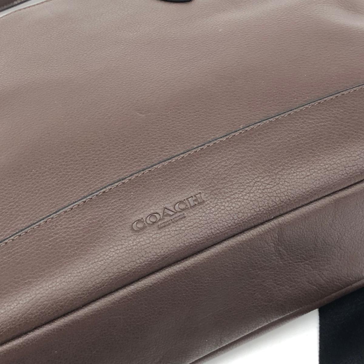 楽天市場】COACH コーチ 2WAYビジネスバッグ 美品 F22529 ダーク
