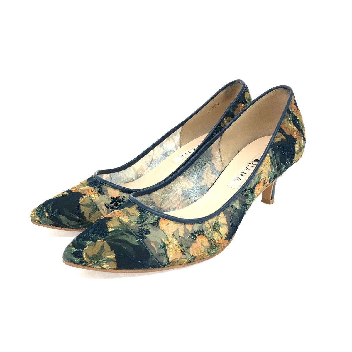 楽天市場】DIANA ダイアナ 絵画シリーズ/北斎 パンプス 22.5 マルチ