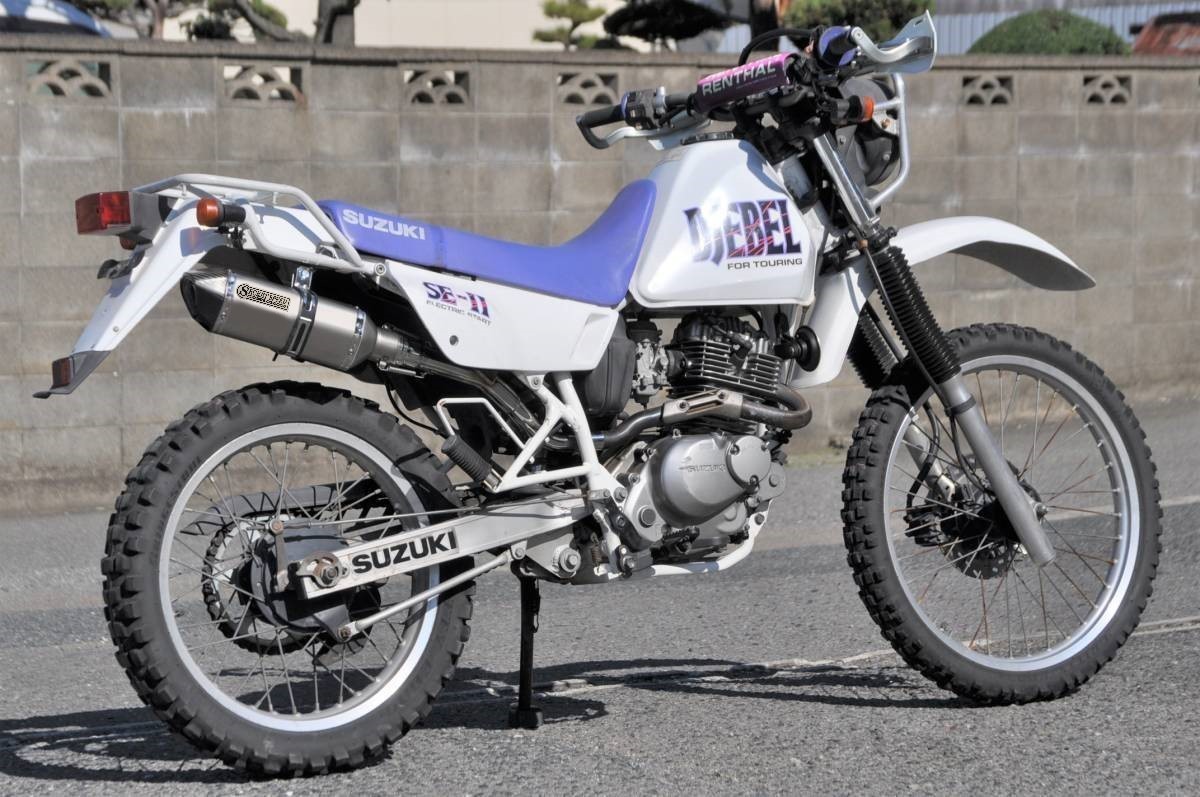 楽天市場】ジェベル200 SX200 バイクマフラー ドライカーボン モタード