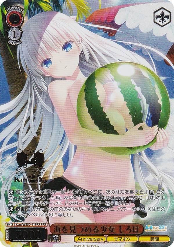 楽天市場】ヴァイスシュヴァルツ Ksm/WE50-41PRR 海を見つめる少女