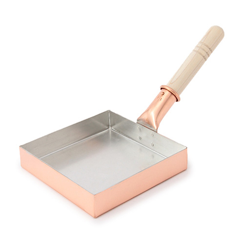 楽天市場】銅 鍋 銅玉子焼鍋 15cm 角玉子焼き器 |中村銅器製作所