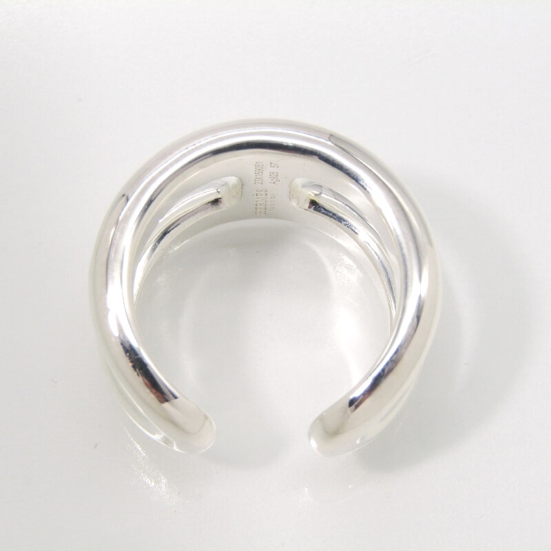 楽天市場】【中古】美品 HERMES エルメス リング オスモズPM #57 Osmos