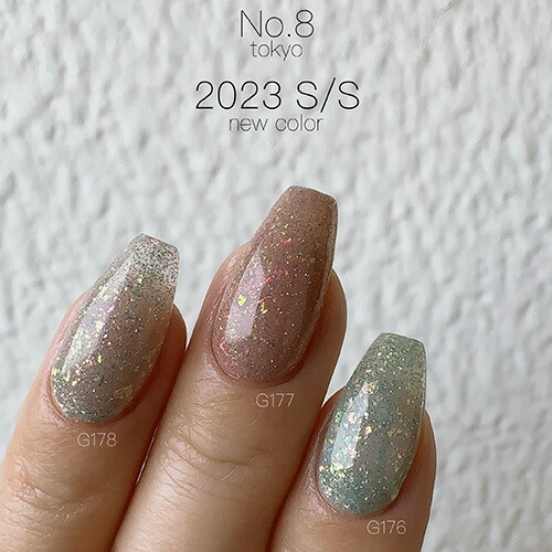 楽天市場】ジェルネイル カラージェル ナンバーエイトトーキョー No.8