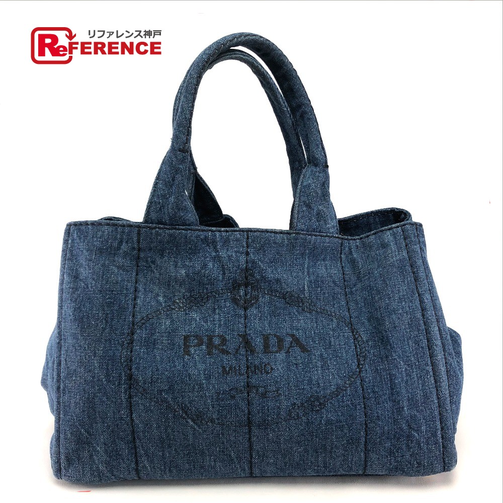 楽天市場】PRADA プラダ B1877B カナパ DENIM(デニム) カバン スモール
