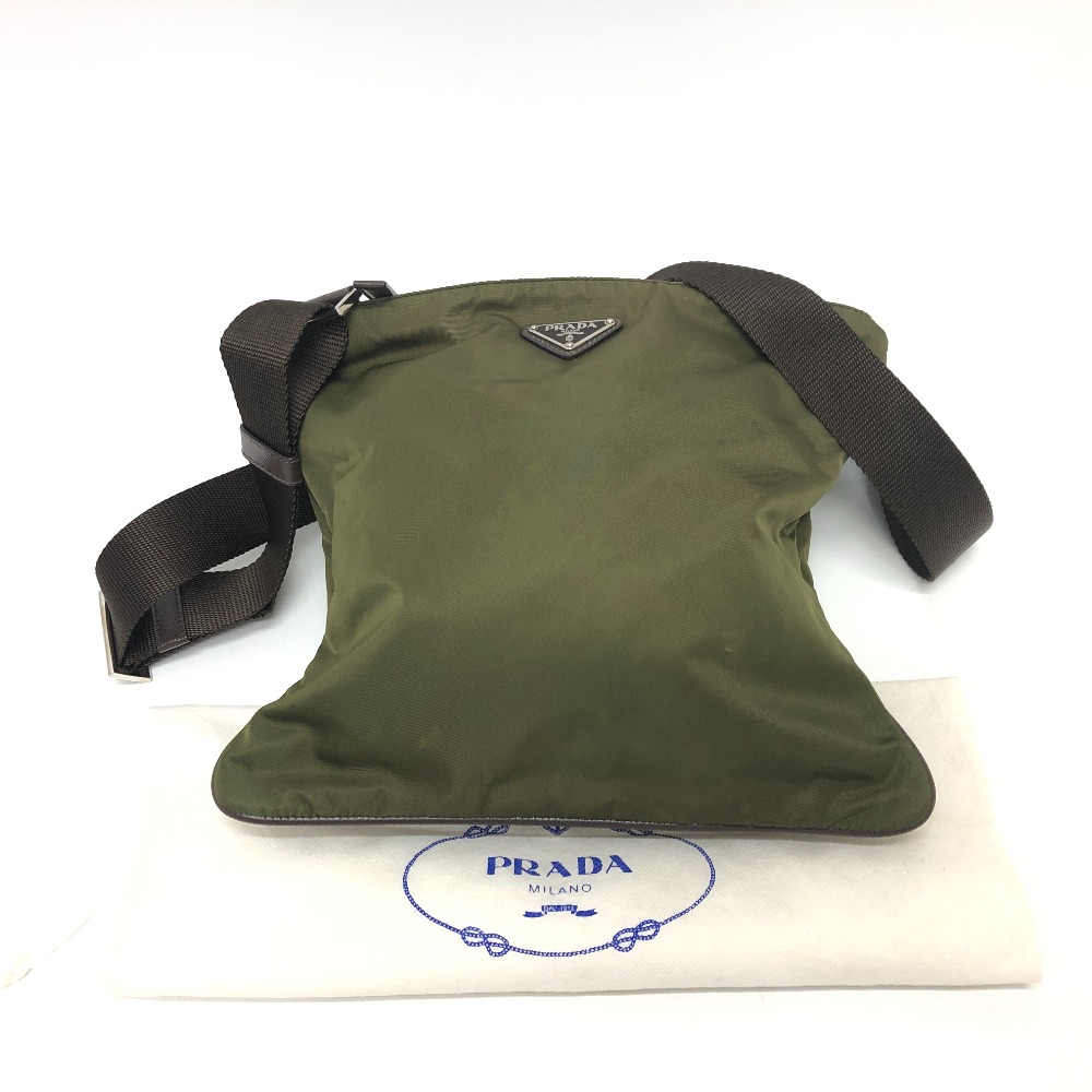 楽天市場】PRADA プラダ トライアングルロゴ 斜め掛け 肩掛け
