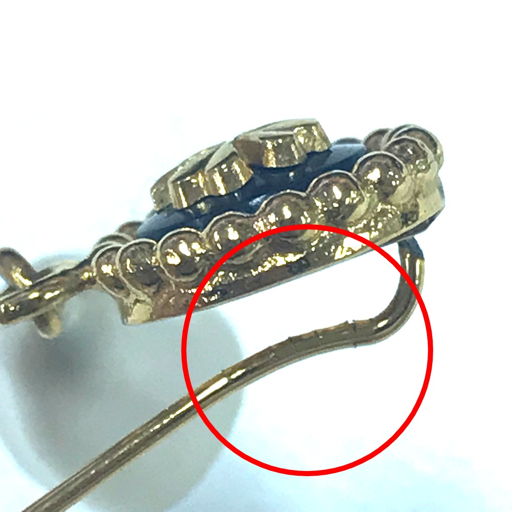 楽天市場】CHANEL シャネル クローバーモチーフ ピンブローチ 23