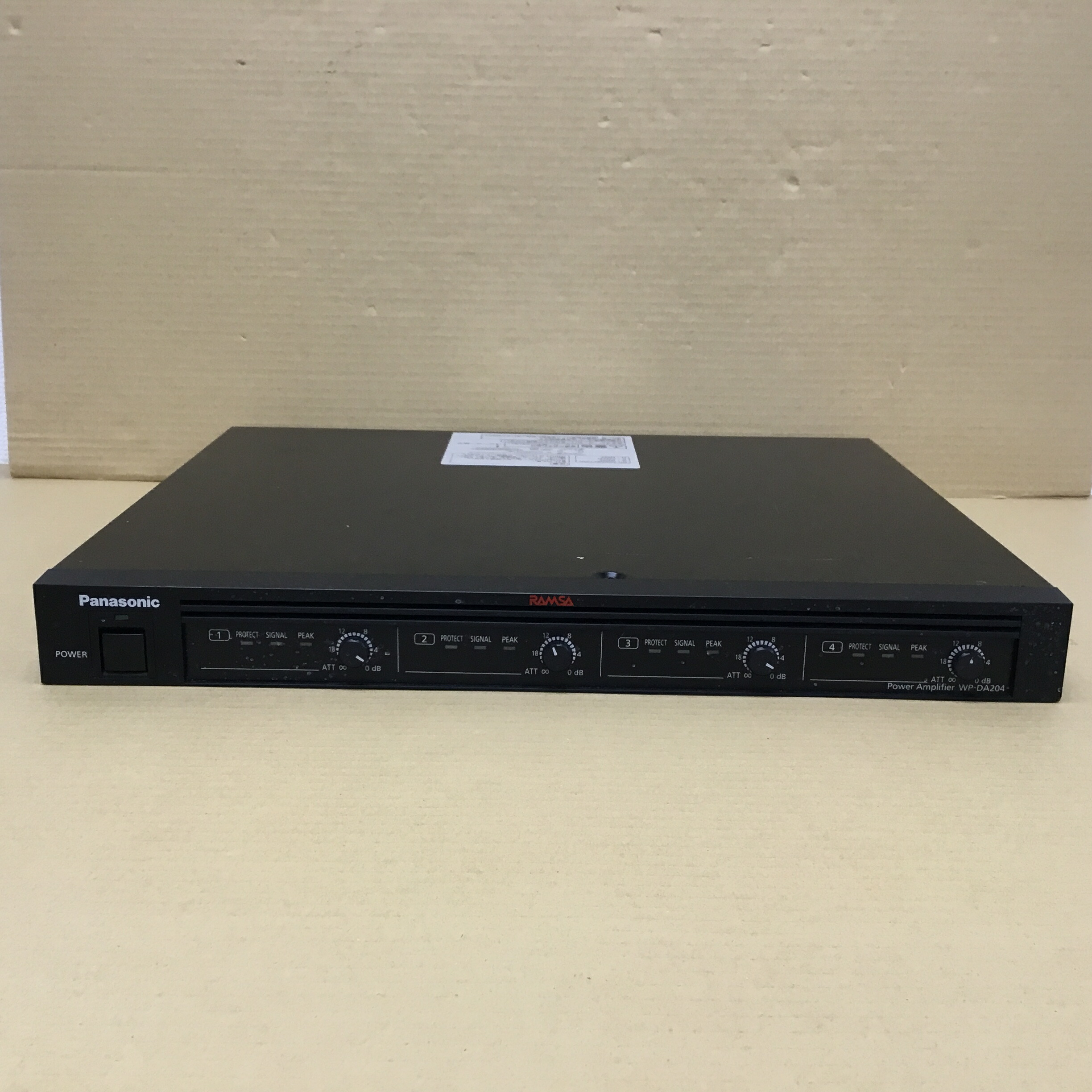 楽天市場】【中古】 Panasonic デジタルパワーアンプ WP-DA204 送料