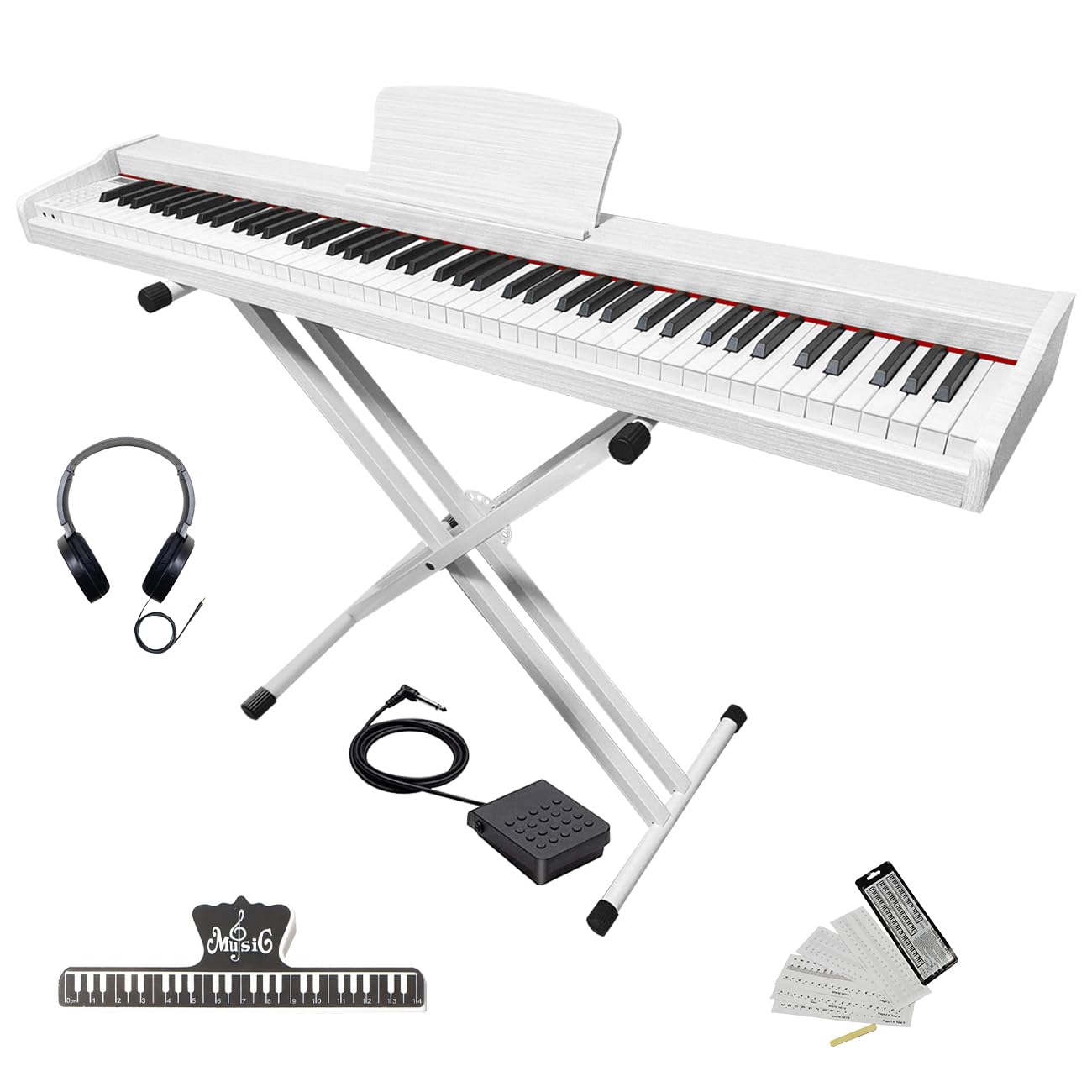 楽天市場】Longeye 電子ピアノ 88鍵盤 スタンドセットの通販