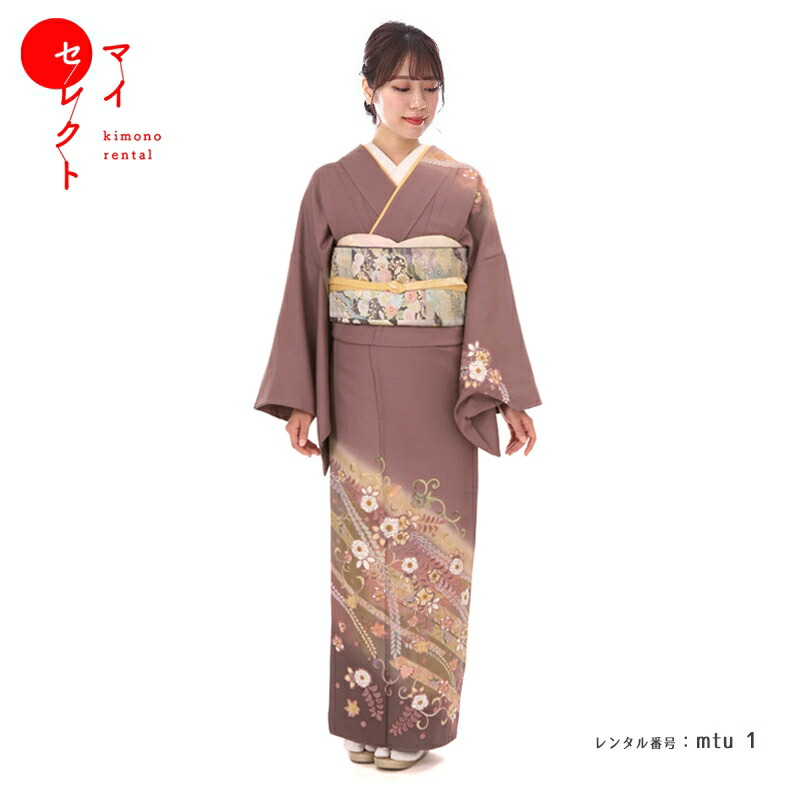 楽天市場】【レンタル】 訪問着 小さいサイズ レンタル 正絹 小さめ