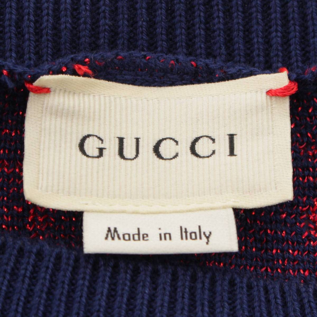 楽天市場】【グッチ】Gucci キッズ GG柄 ラメ ニット セーター