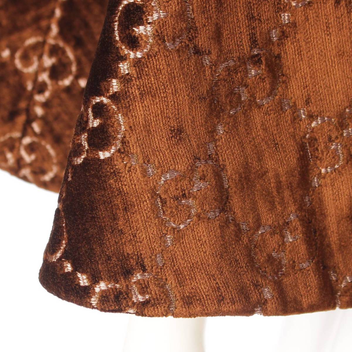 楽天市場】【グッチ】Gucci GG ベルベット ポンチョ ケープ コート