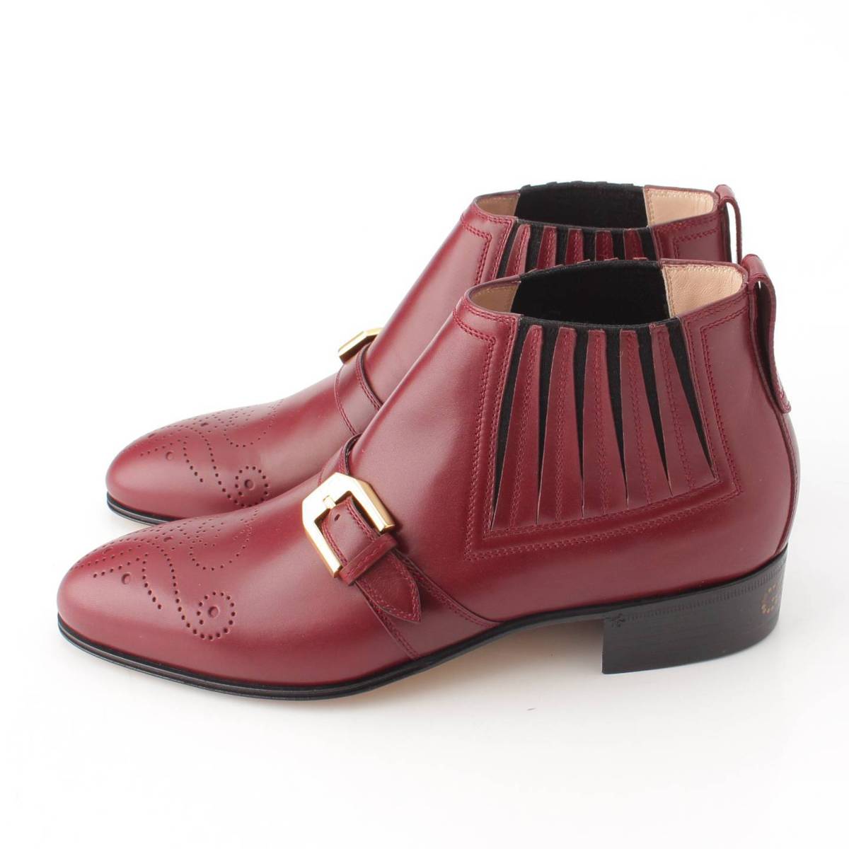 楽天市場】【グッチ】Gucci メダリオン レザー ベルト ショート ヒール