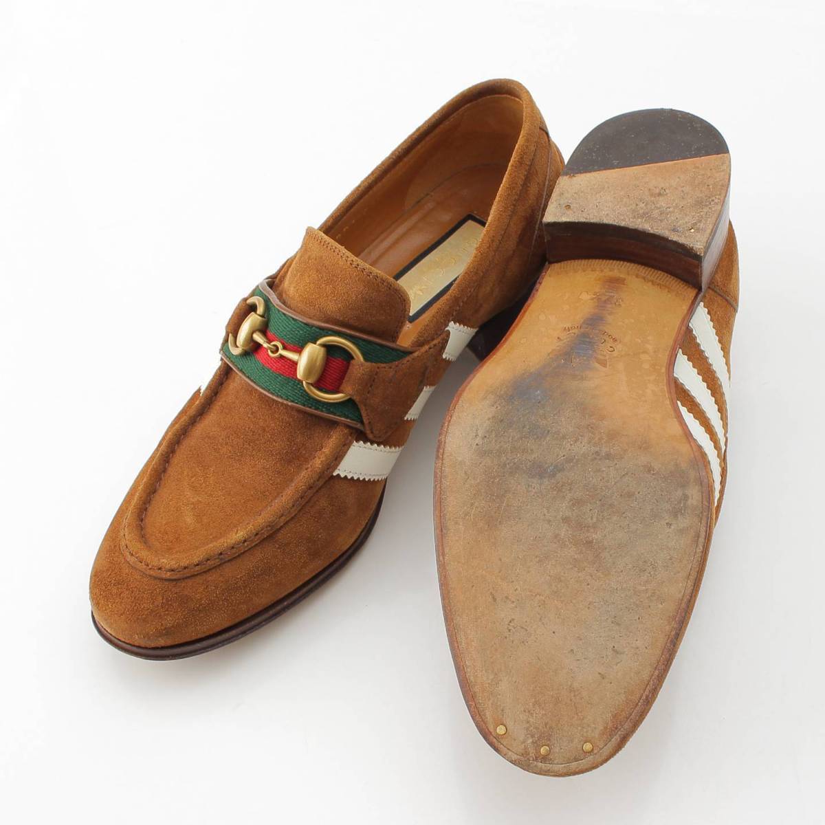 楽天市場】【グッチ】Gucci アディダスコラボ ホースビット ローファー