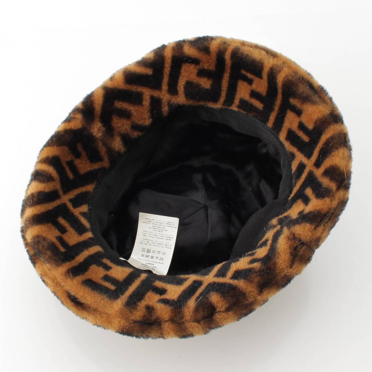 楽天市場】【フェンディ】Fendi ズッカ柄 ファー バケット ハット 帽子