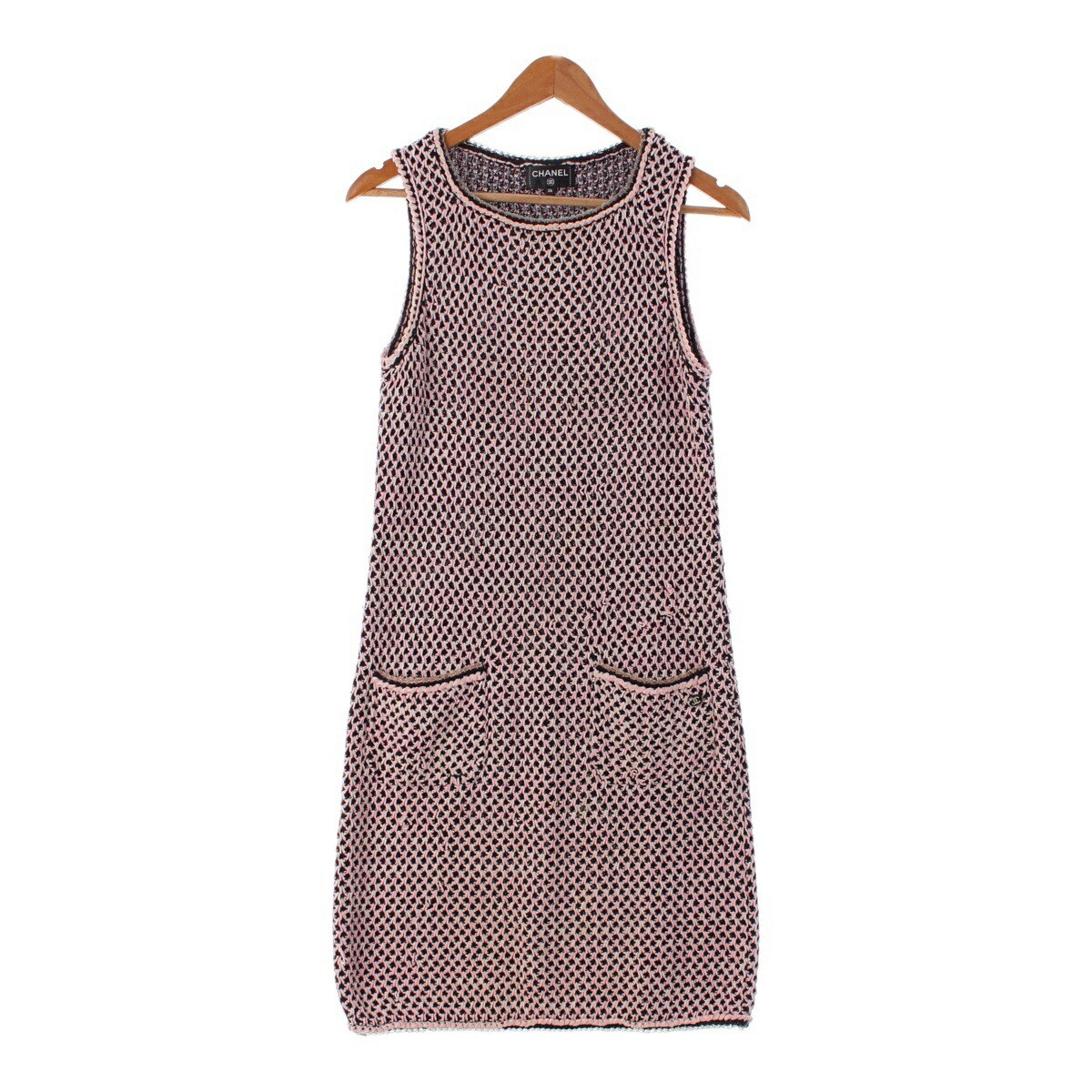 楽天市場】シャネル CHANEL シルク コットン ノースリーブ ニット