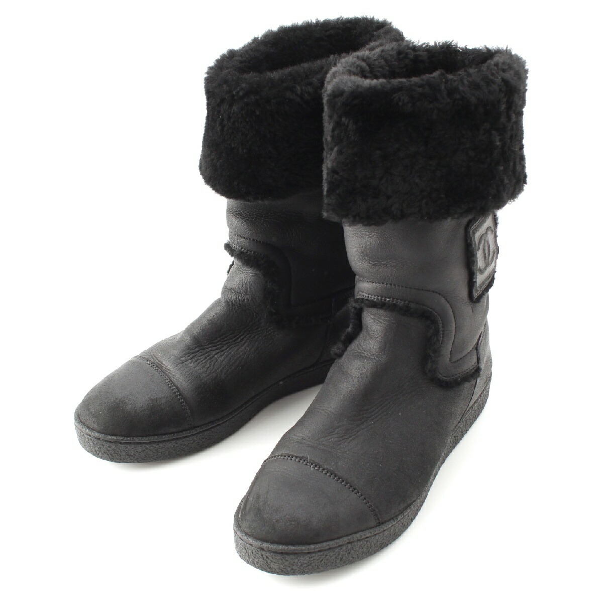 楽天市場】シャネル CHANEL スポーツライン ムートン ロゴ ココマーク