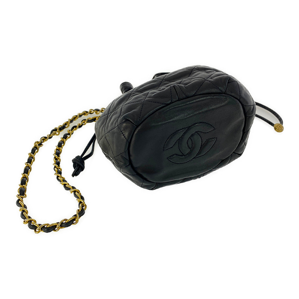 楽天市場】シャネル マトラッセ巾着チェーンショルダーバッグ