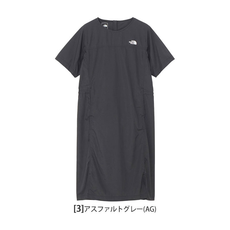 楽天市場】ザ・ノース・フェイス THE NORTH FACE 半袖 膝丈ワンピ