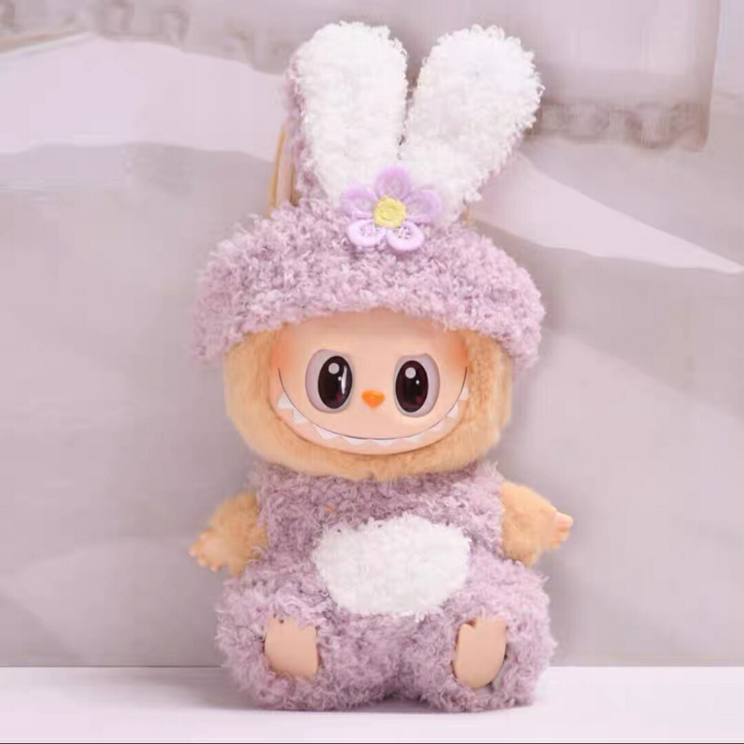 楽天市場】A034600新品2点セット ウサギ仮装labubuラブブぬいぐるみ服