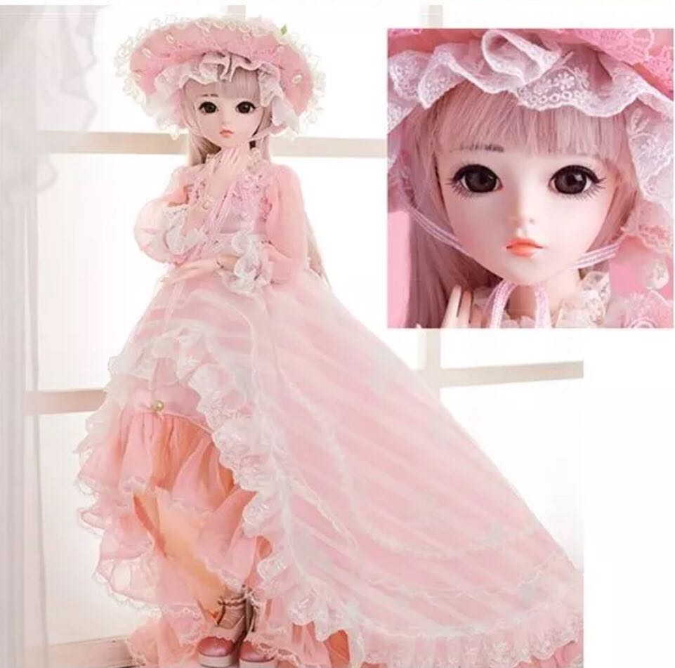 楽天市場】A061578プリンセスドール 60cm フランス人形本体 メイク