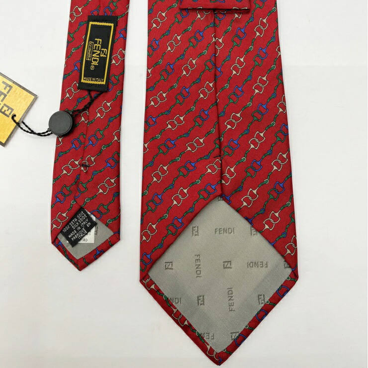 楽天市場】◇◇【中古】FENDI フェンディ ネクタイ レッド Sランク